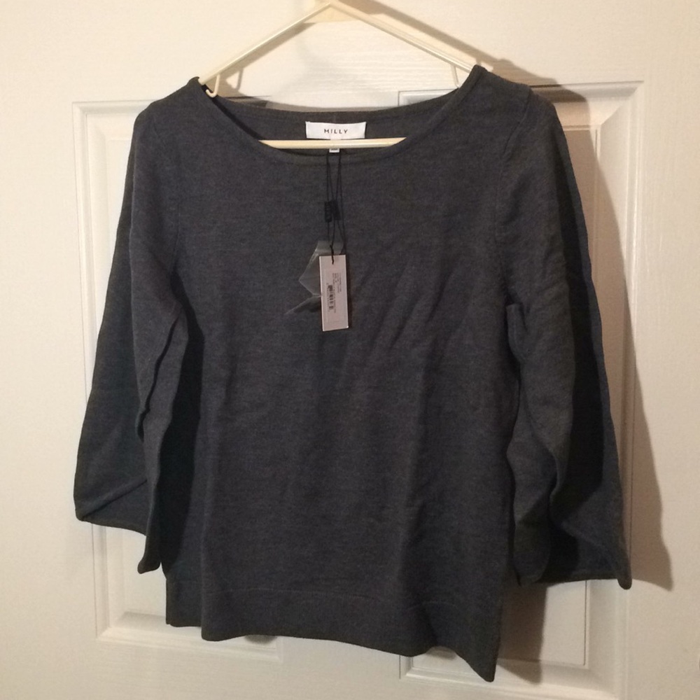 New Milly size M sweater w/butterfly sleeve